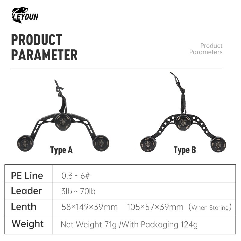 LEYDUN Fishing Tools GT FG PR  - Fishing Line Winder recension och pris